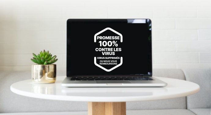 Promesse 100 % contre les virus